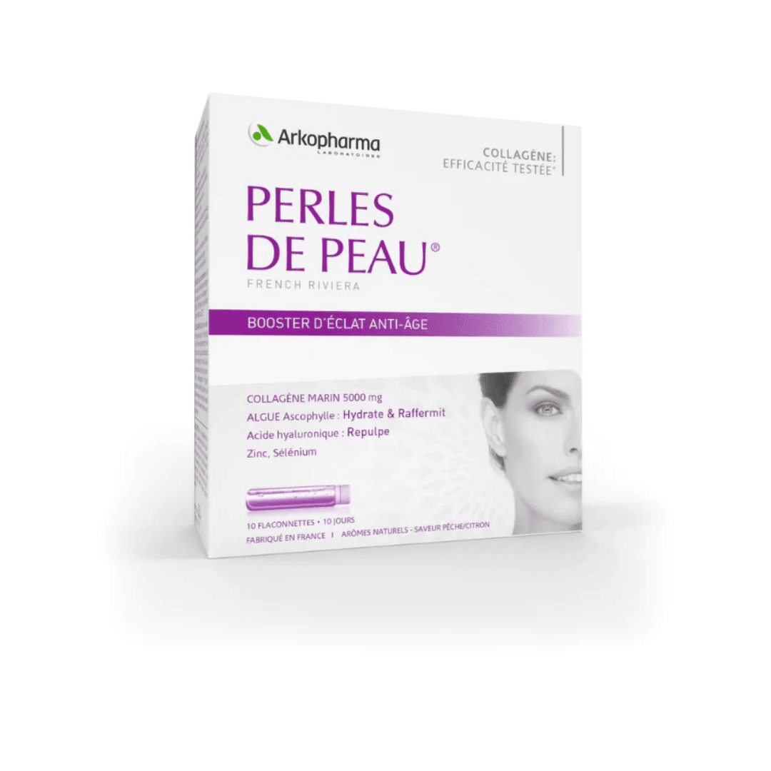 Perles Collagen H/10 ống ARKOPHARMA Collagen Nước 5000mg & Tảo