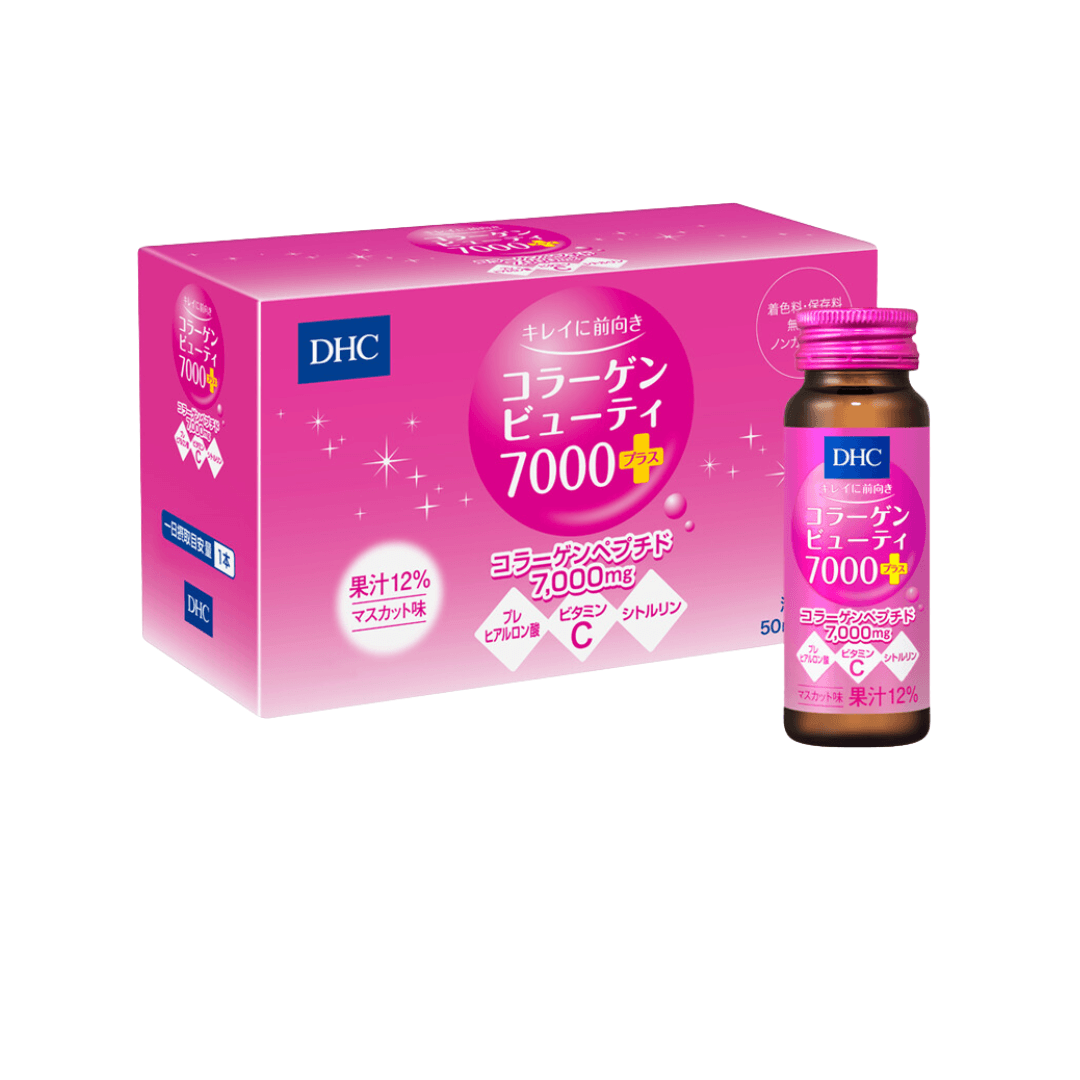 Collagen 7000 Plus H/10 lọ DHC Collagen Nước Đẹp Da, Chống Lão Hóa