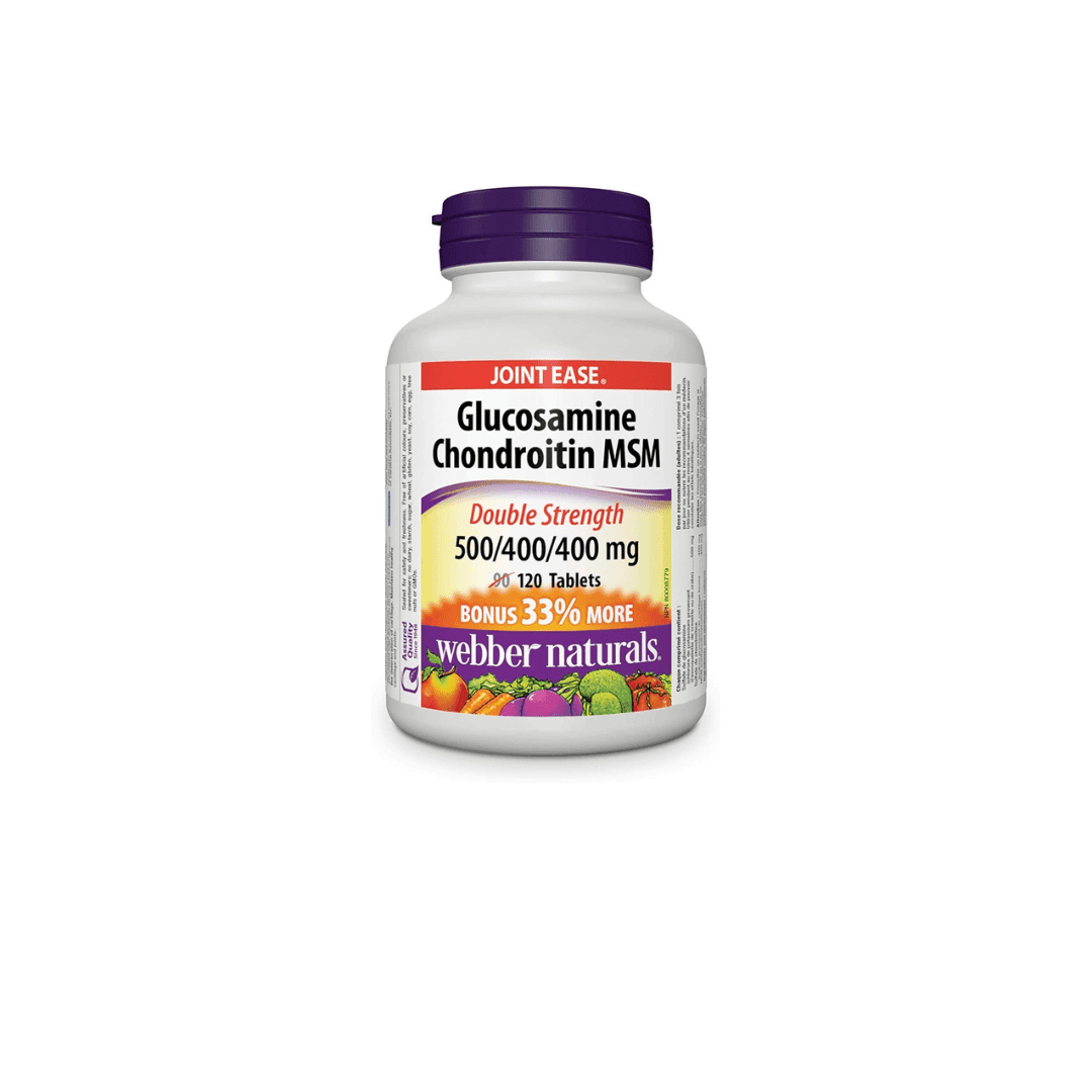 Glucosamin, Chondrotin, MSM L/120v WEBBER NATURALS Giảm đau, thoái hóa khớp