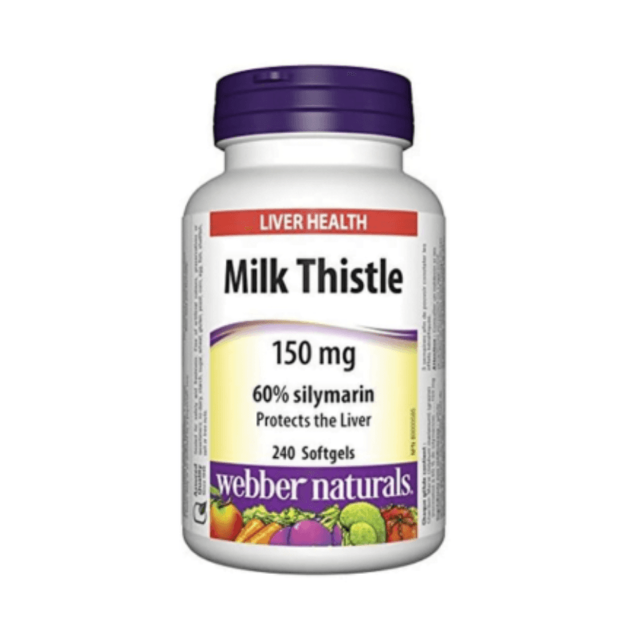 Milk Thistle L/240v WEBBER NATURALS Giải Độc, Bảo Vệ & Tăng Chức Năng Gan