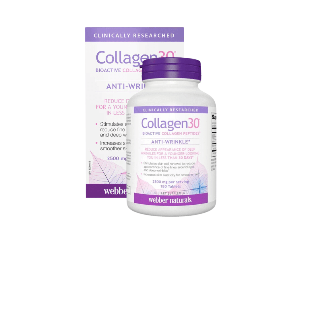 Collagen30 H/180v WEBBER NATURALS Collagen Peptide Hoạt Tính Sinh Học Cao