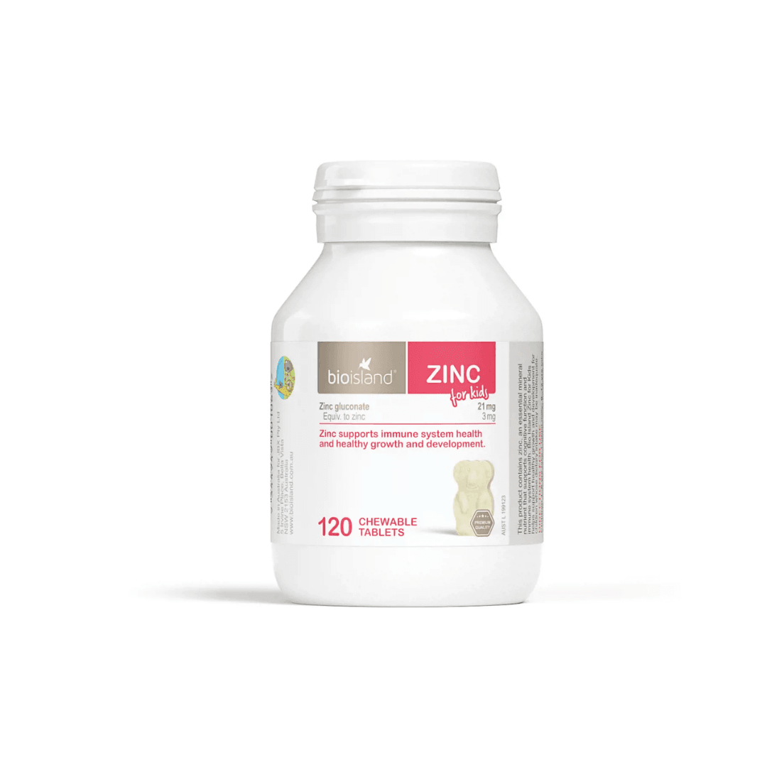 Zinc H/120V BIO ISLAND Bổ sung kẽm cho trẻ