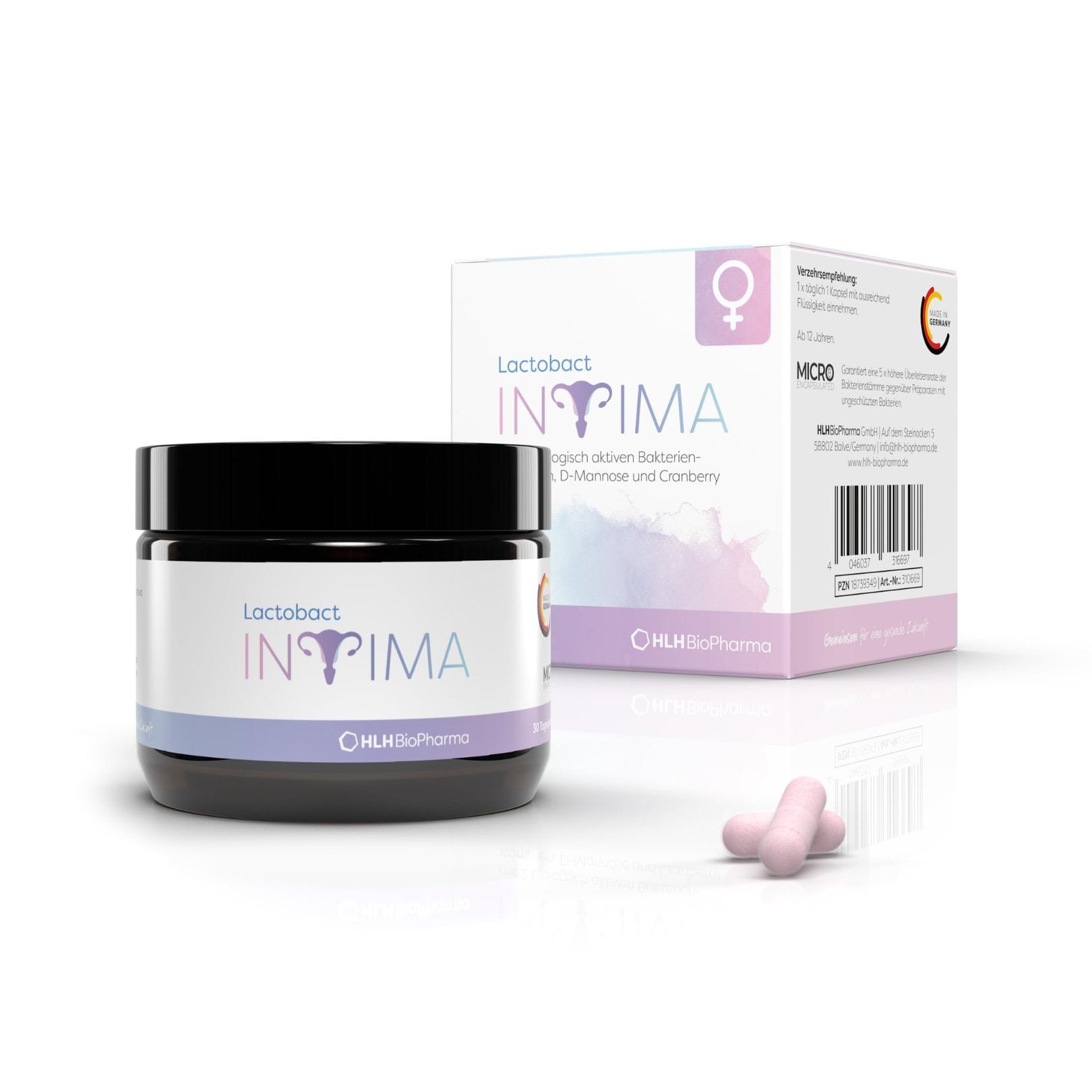 Lactobact Intima H/30v HLH BIOPHARMA Men vi sinh phụ khoa