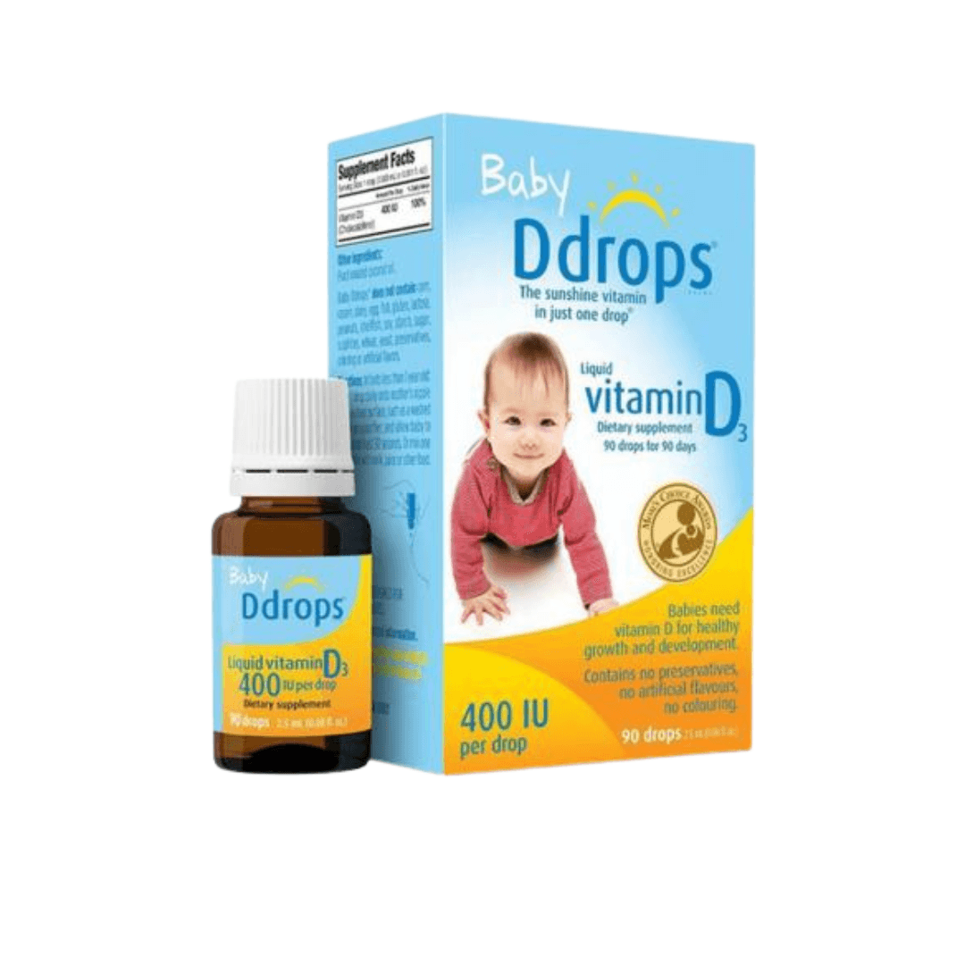 Baby Vitamin D3 400IU H/2.5ml DDROPS Bổ Sung Vitamin D3 Trẻ Sơ Sinh