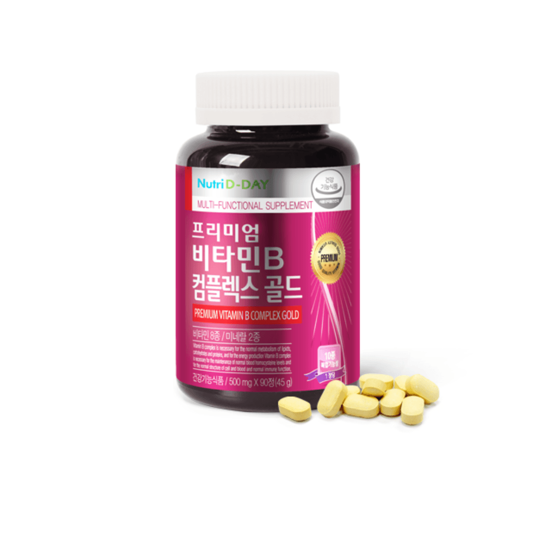 Vitamin B Complex Gold H/90V NUTRI D-DAY Giúp giảm căng thẳng mệt mỏi
