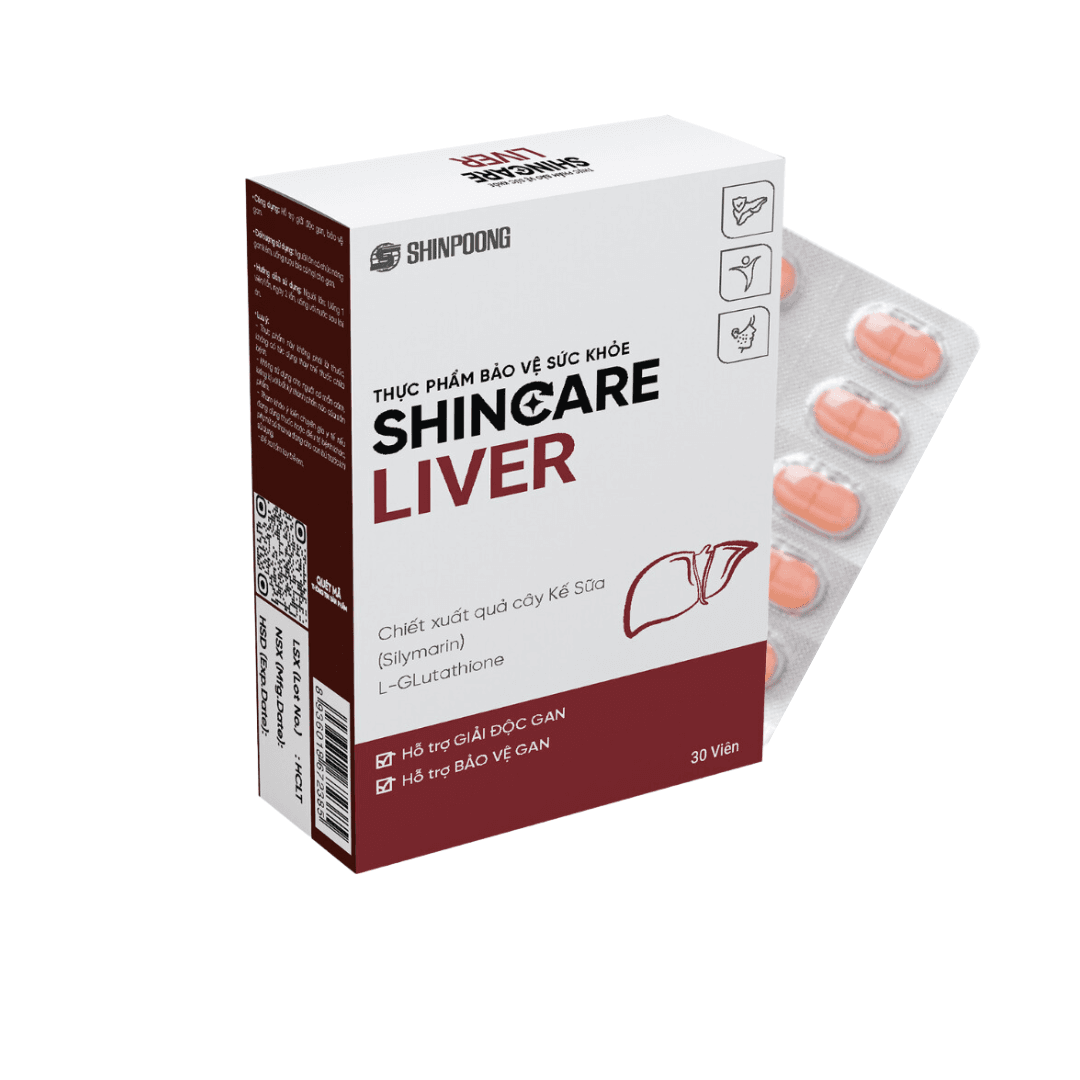 Shincare Liver H/30V SHINPOONG Hỗ trợ giải độc gan, bảo vệ gan
