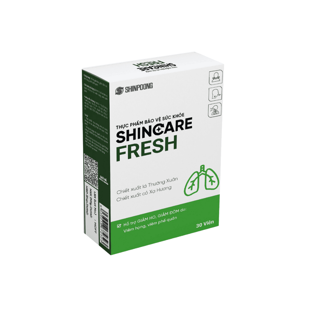 Shincare Fresh H/30V SHINPOONG Hỗ Trợ Giảm Ho, Giảm Đờm