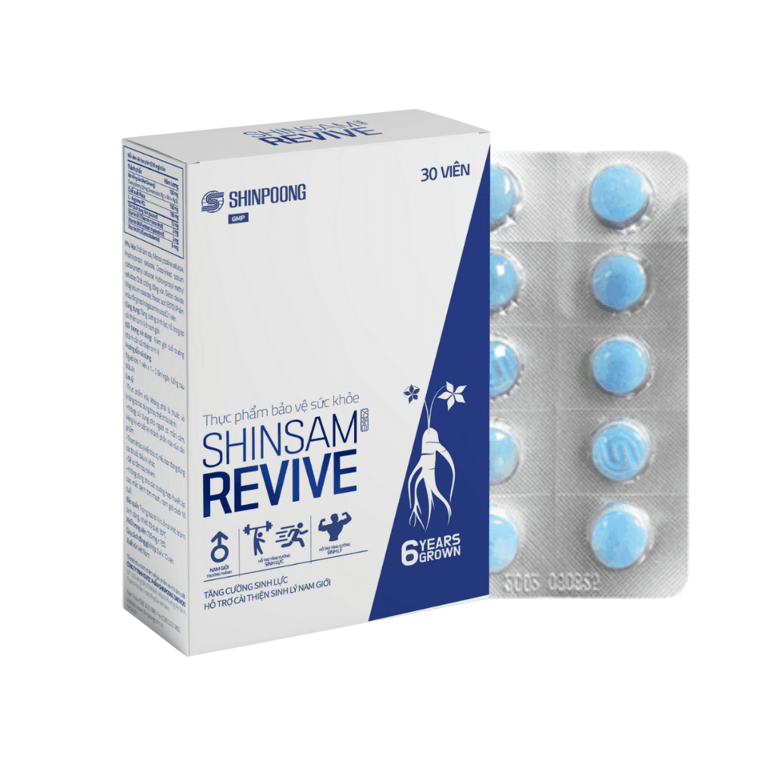 Shinsam Revive H/30V SHINPOONG Hồng sâm tăng cường sinh lực nam giới