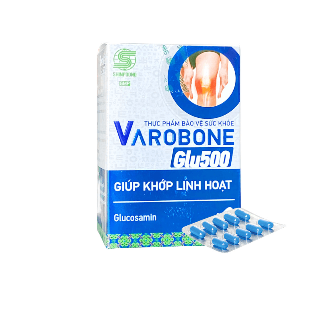 Varobone Glu500 H/60V SHINPOONG Glucosamin Giảm đau, bổ khớp
