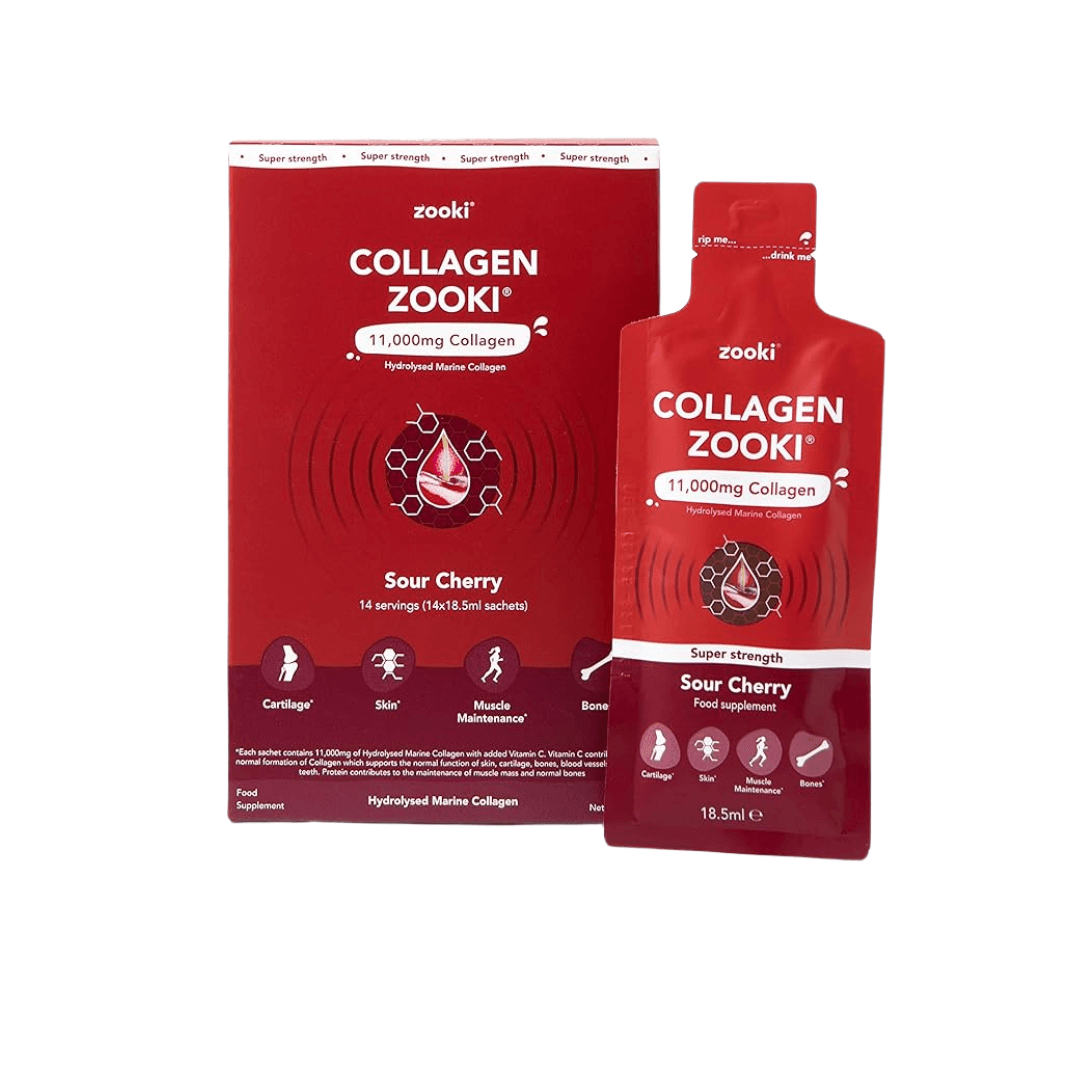 Collagen Liquid 11,000 mg H/14 gói ZOOKI Chống Lão Hóa, Đẹp Da (vị cherry)