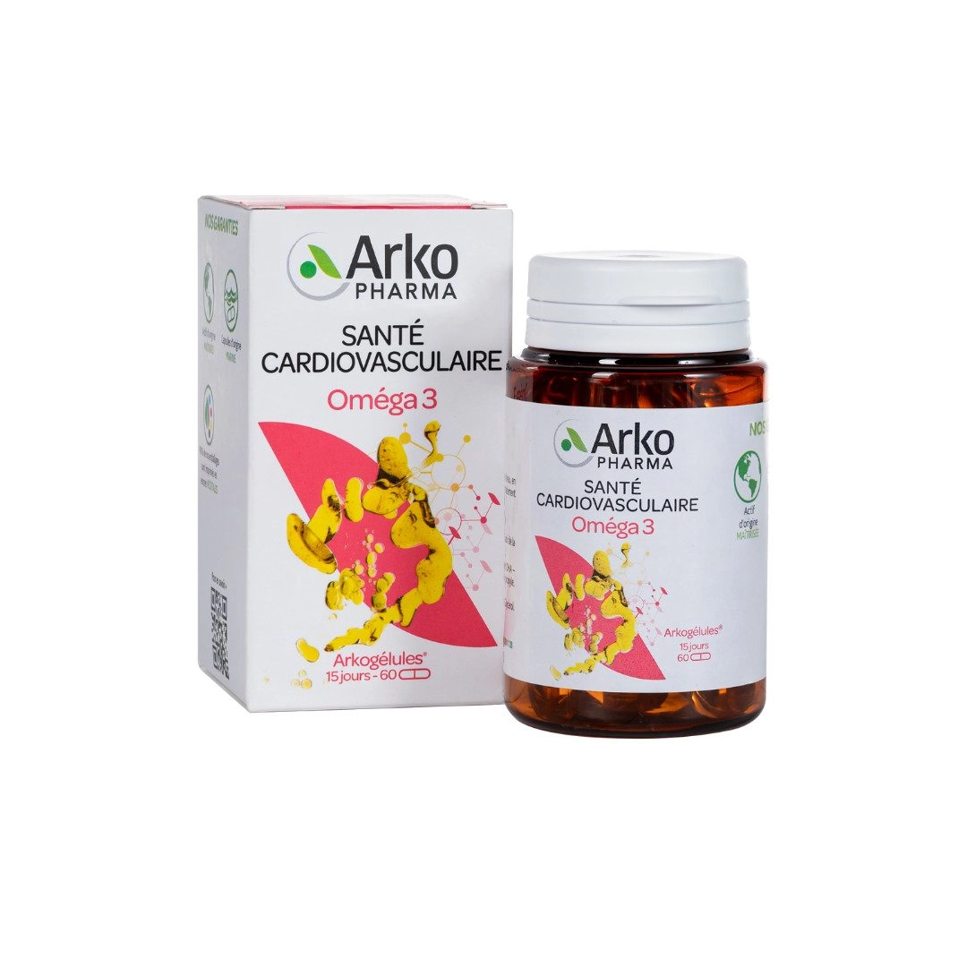 Omega 3 Từ Cá Hồi Na Uy Hỗ trợ Tim Mạch, Não Bộ ARKOPHARMA H/60v