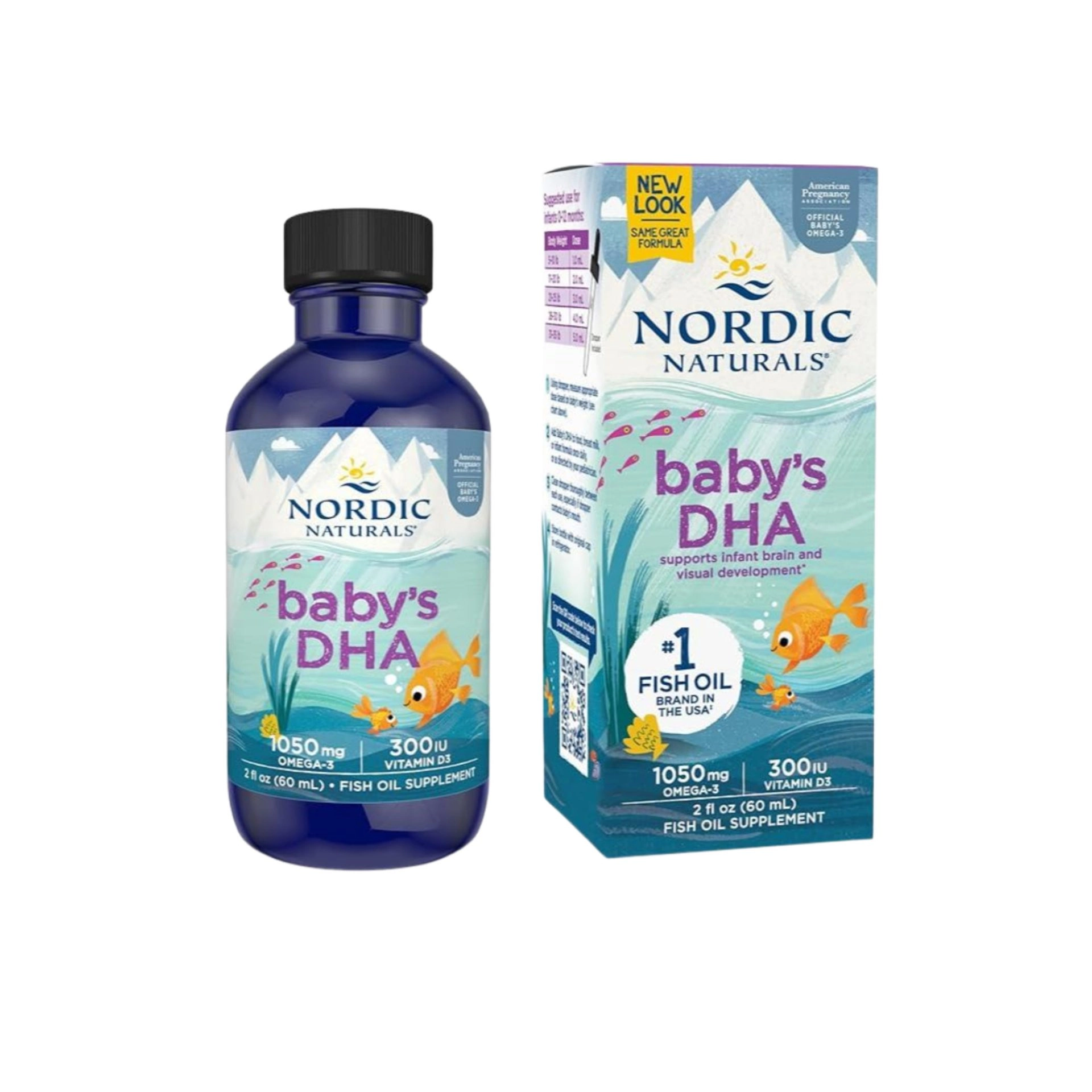 DHA Baby cho Trẻ sơ sinh NORDIC NATURALS H/60ml